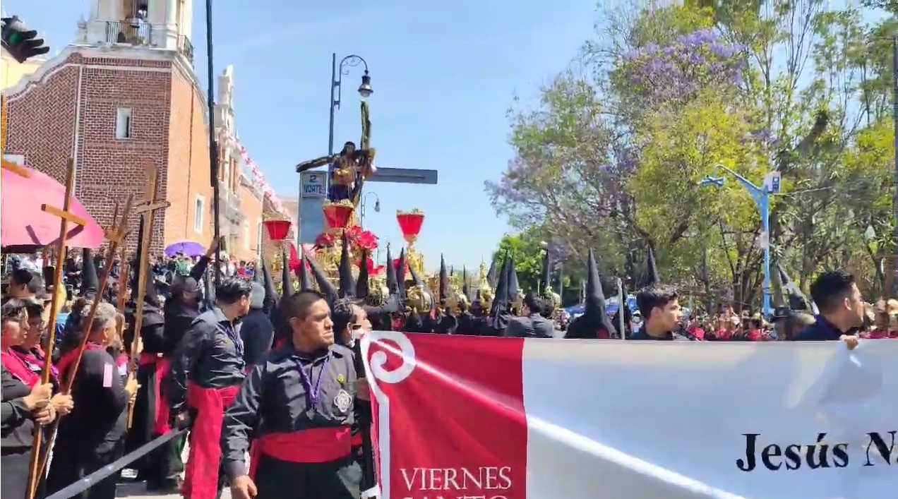 VIDEO Ya están cerradas algunas de las calles del Centro Histórico de Puebla