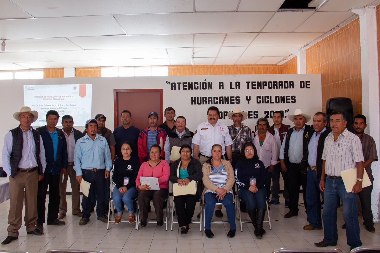 Capacitan en Zacatlán a jueces de paz ante temporada de ciclones