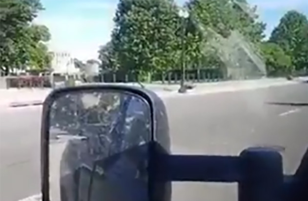 VIDEO Hombre amenaza con explotar bomba cerca del Capitolio en EU