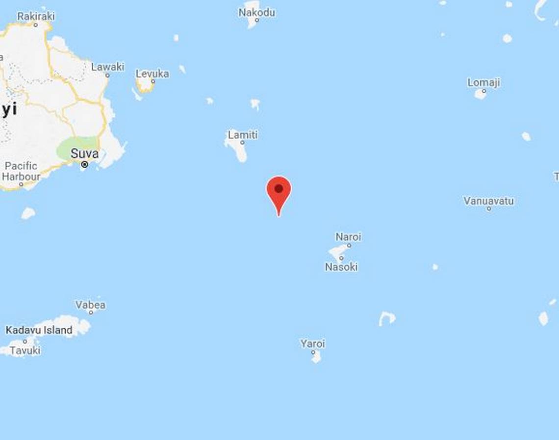 ¡Otro terremoto! Ahora en Fiyi, preliminar 8.1