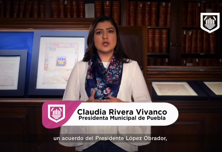 Avala Claudia Rivera fuerzas armadas en tareas de seguridad