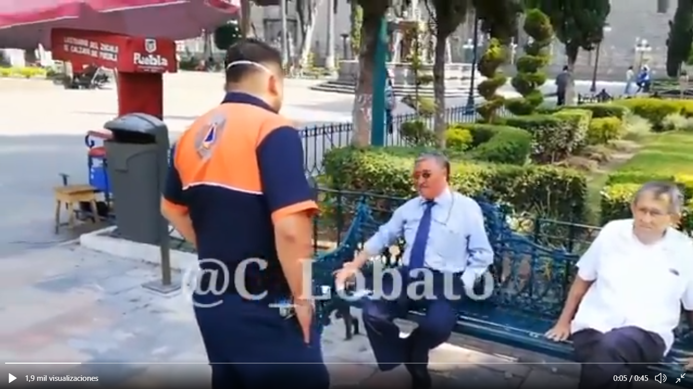 VIDEO El Covid no existe, si me muero, me muero, dicen poblanos