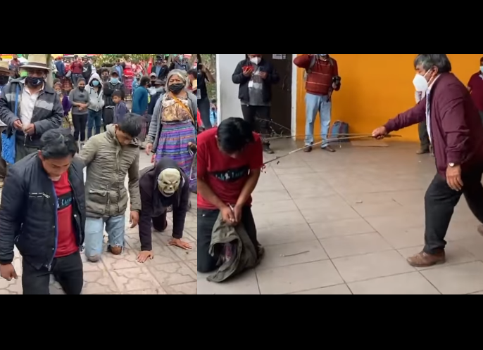 VIDEO Azotan a hombre que planificó el robo a casa de sus padres