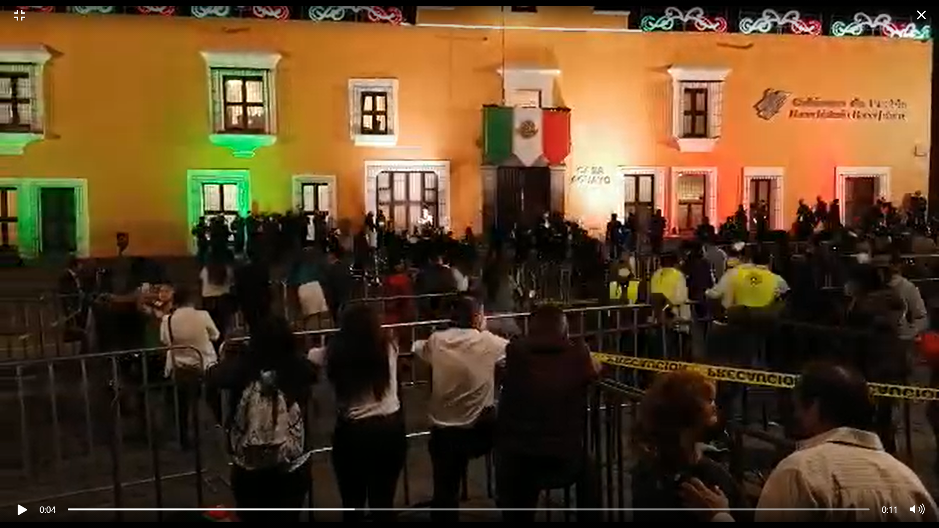EN VIVO Sigue la celebración del Grito de Independencia desde Puebla
