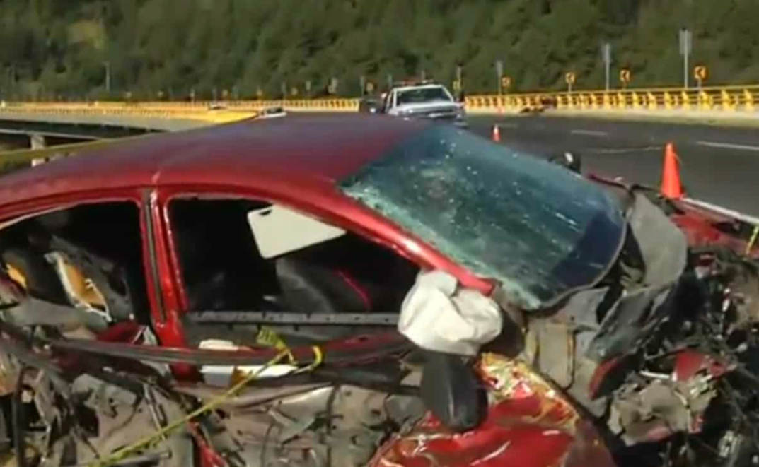 Conductor y su perrito mueren tras choque en la México-Toluca