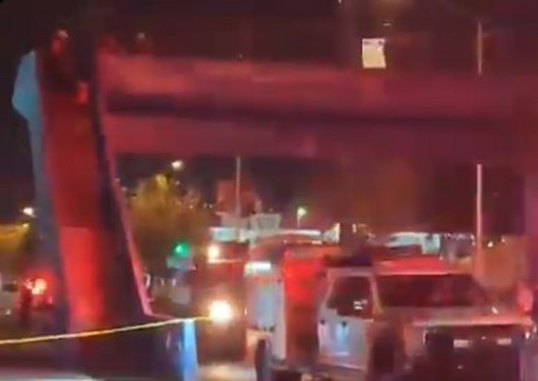 VIDEO Joven se suicida colgándose en puente peatonal en La Libertad