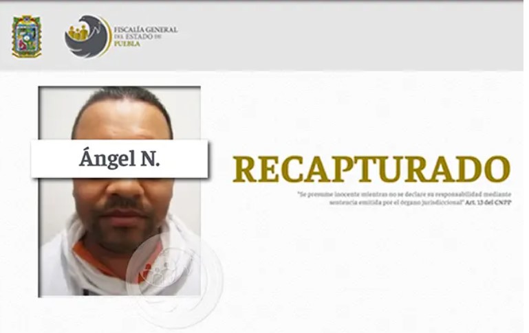 Capturan en CDMX a secuestrador fugado de Zacatlán en 2021