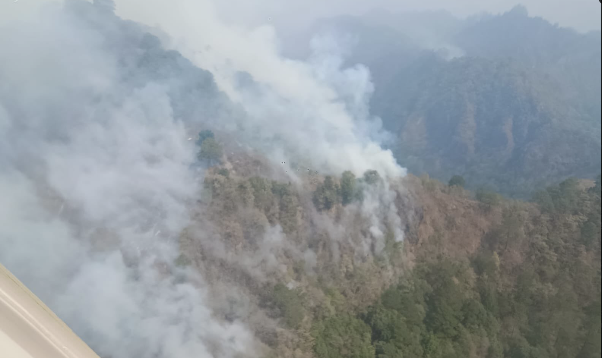 Alcanza Puebla la cifra más alta de incendios forestales en últimos cinco años