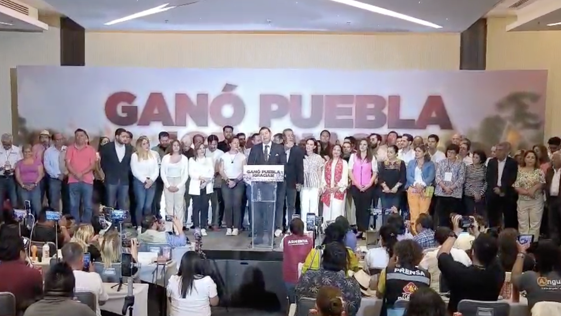 Armenta y Chedraui se declaran ganadores de las elecciones en Puebla