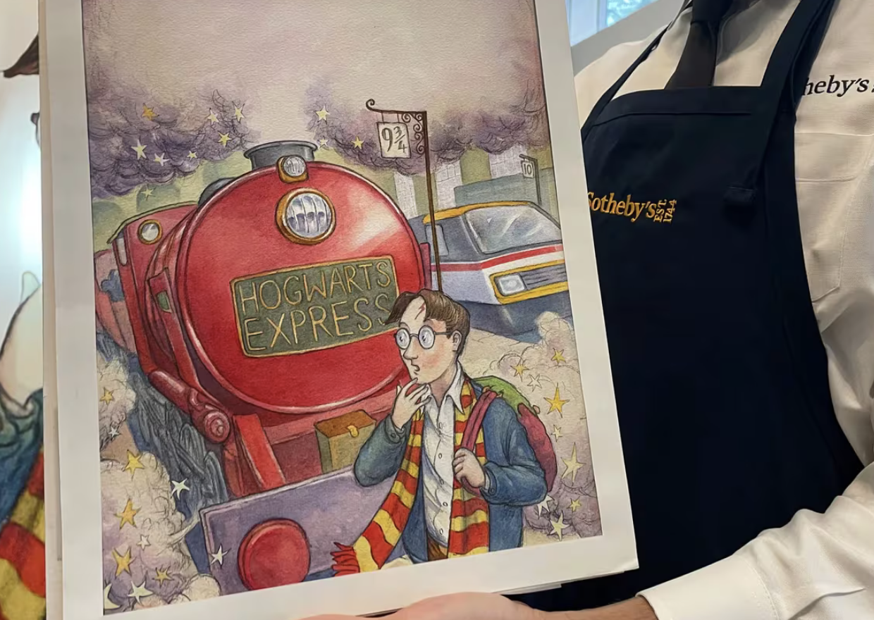 Subastarán libro con la primer imagen de Harry Potter