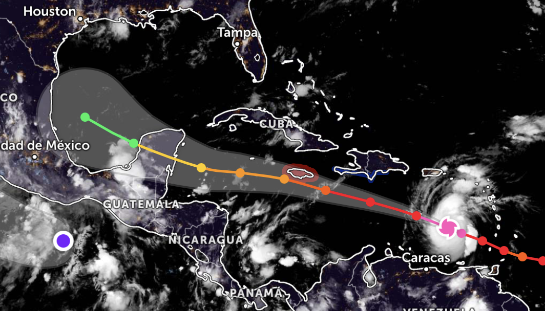 Huracán Beryl se intensifica a categoría 5; esta será su trayectoria