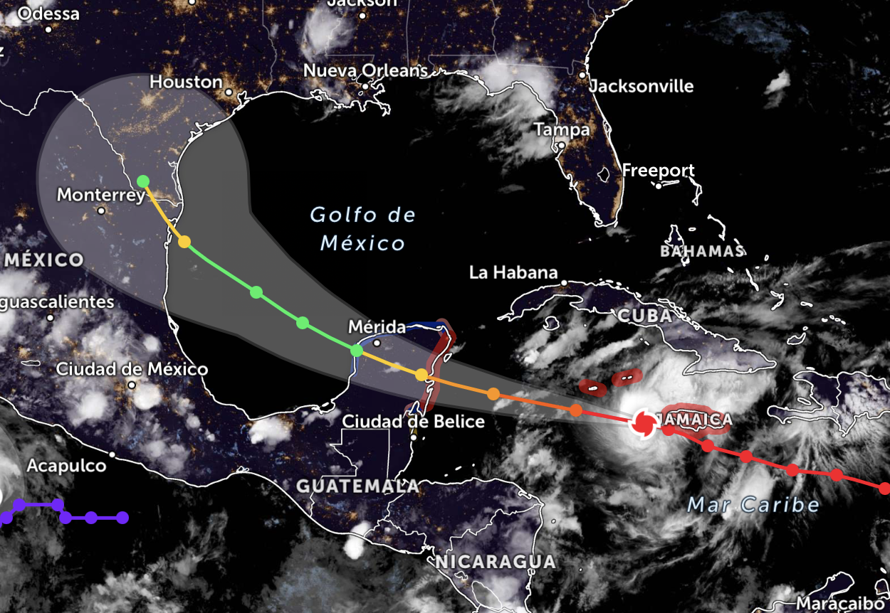 Declaran Alerta Naranja en Quintana Roo por acercamiento de Beryl