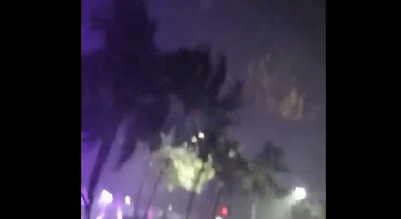 VIDEO Así se ven los primeros efectos del huracán Beryl en Quintana Roo