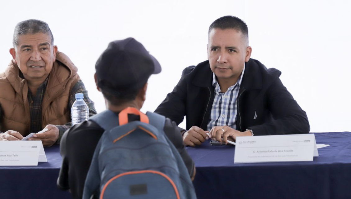 Edmundo Tlatehui retoma los Jueves Ciudadano en San Andrés Cholula