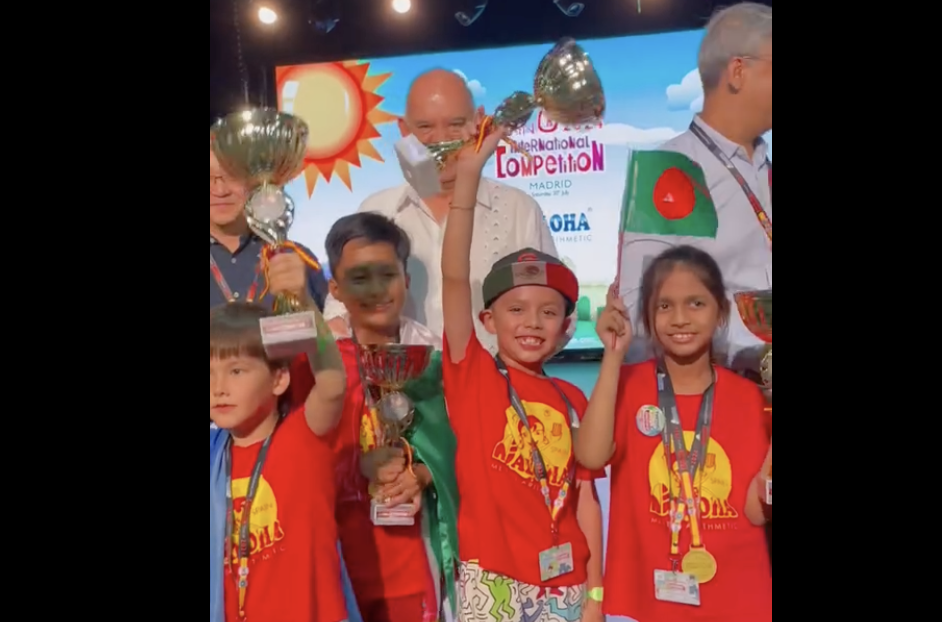 Un niño mexicano gana el campeonato mundial de cálculo mental