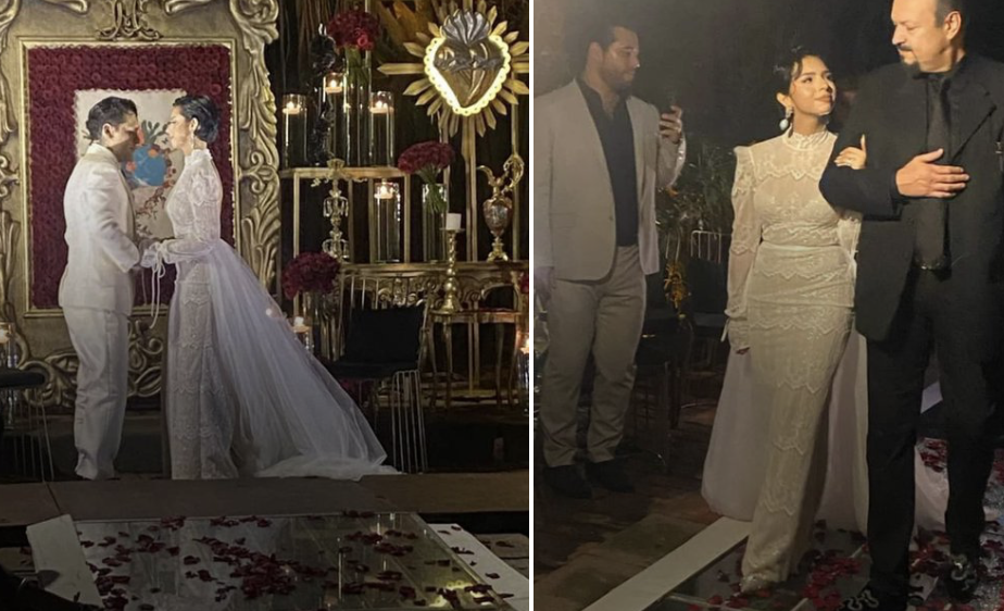 Christian Nodal y Ángela Aguilar se casan; así fue su boda en Morelos