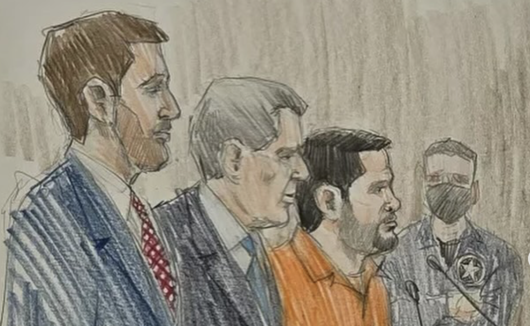 Revelan dibujo de El Chapito en la audiencia en Chicago