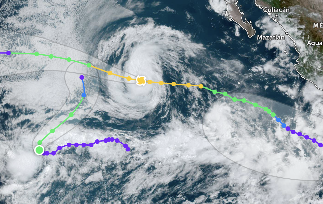 Tormenta tropical Daniel se forma en el Océano Pacífico