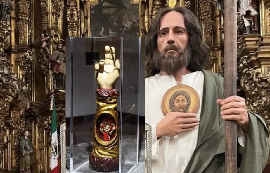 Solicitarán extender permanencia de reliquias de San Judas Tadeo en Puebla