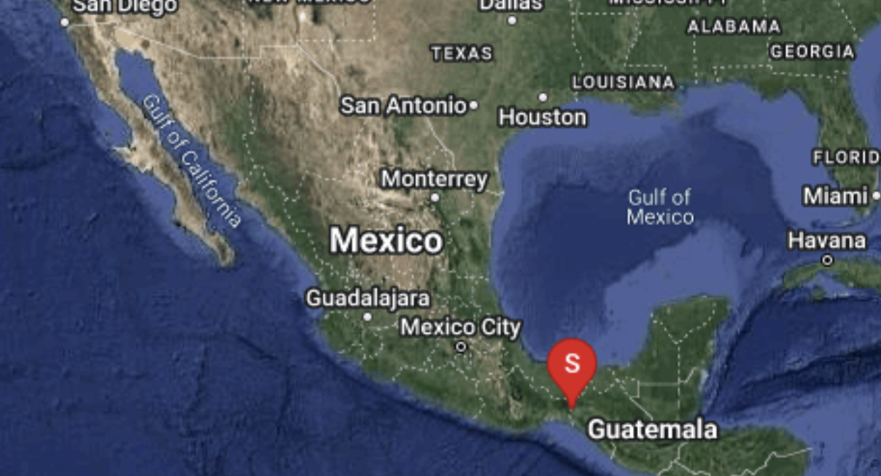Sismo de magnitud 5.5 sorprende a Chiapas este lunes
