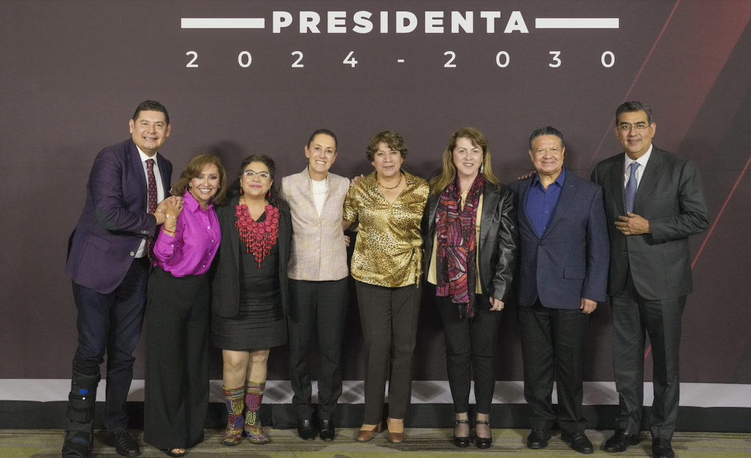 Sheinbaum se reúne con Céspedes y Armenta para definir proyectos en Puebla