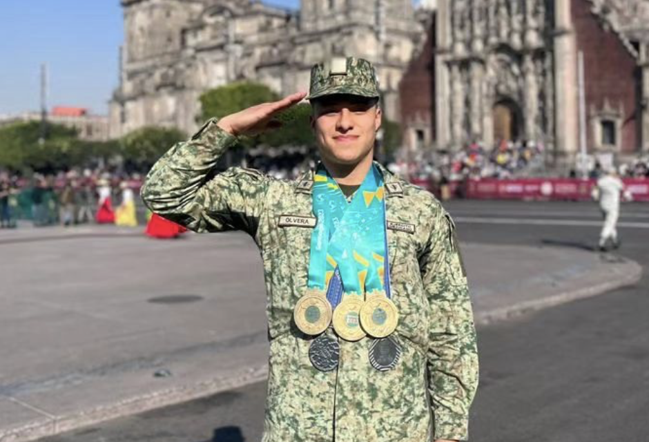 Tres de las cuatro medallas de México han sido logradas por atletas del Ejército