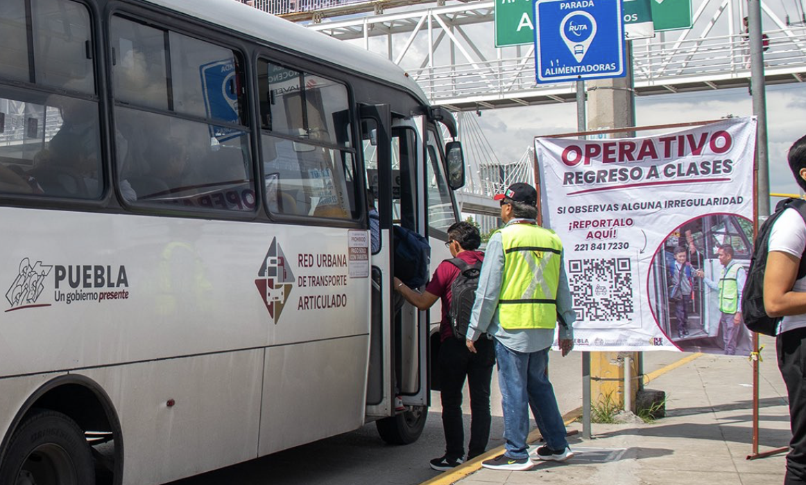 Gobierno estatal arranca operativo Regreso a Clases en Puebla