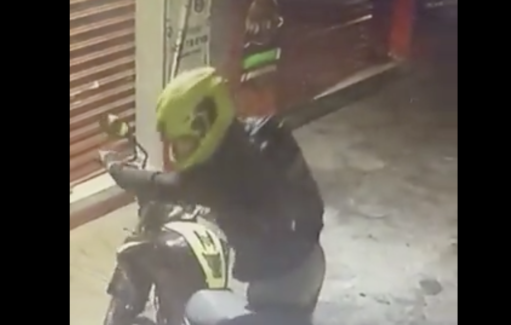 VIDEO Muestra el robo de una motocicleta en Cuautlancingo