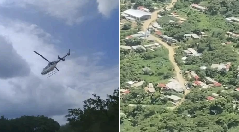 Atacan a balazos a helicóptero del gobierno en Chiapas