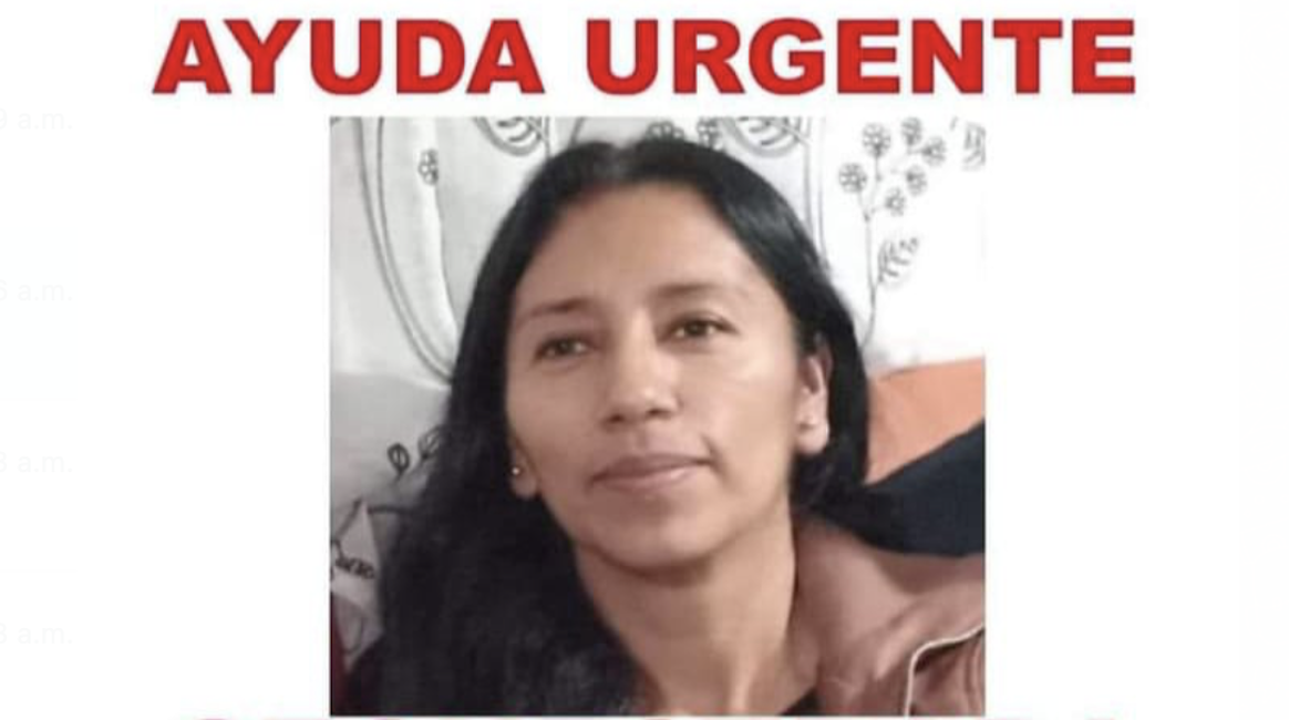 Piden apoyo para localizar a Guadalupe Yáñez secuestrada en Cuautlancingo