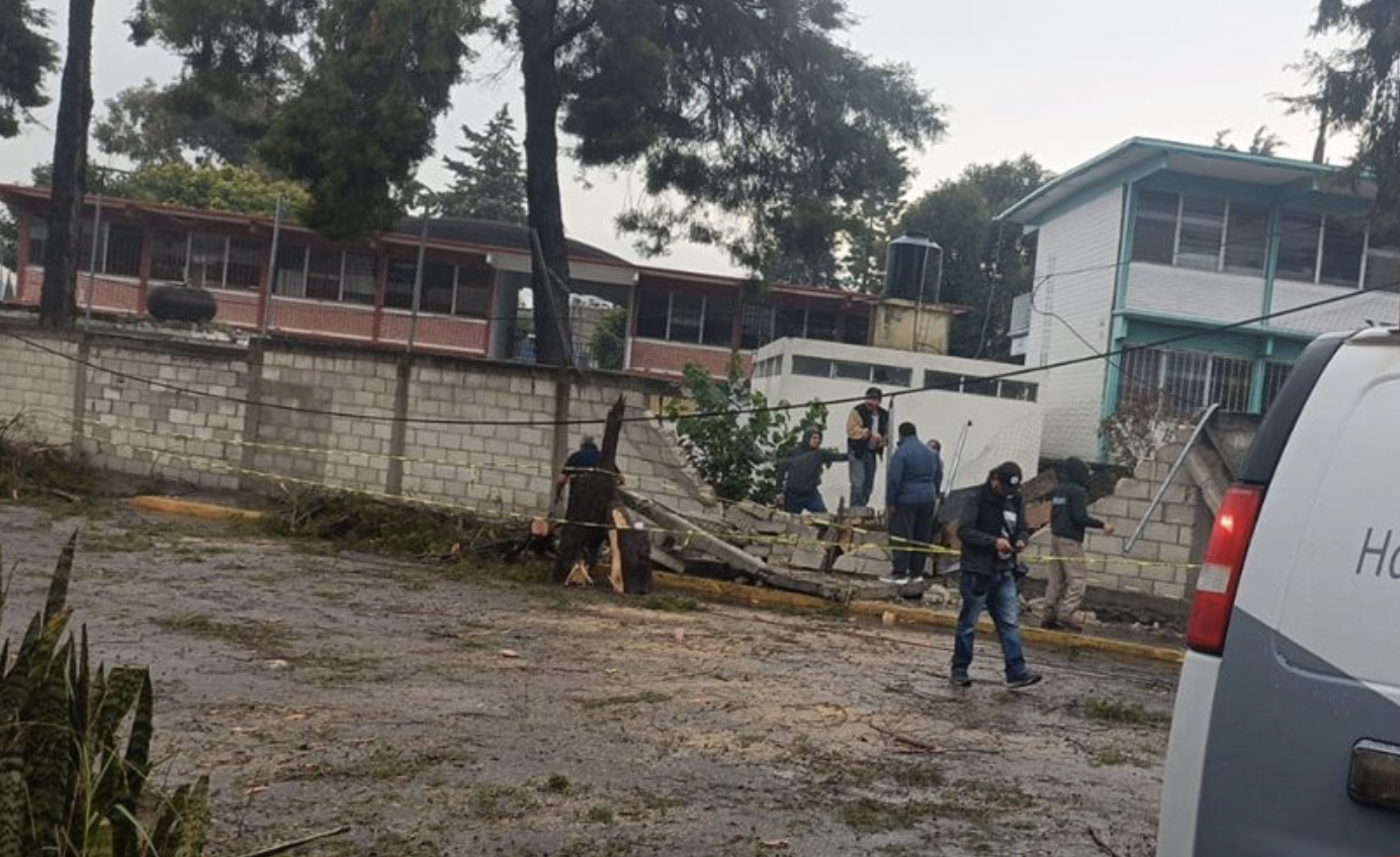 Encharcamientos y caída de árboles deja fuerte lluvia este domingo en Puebla