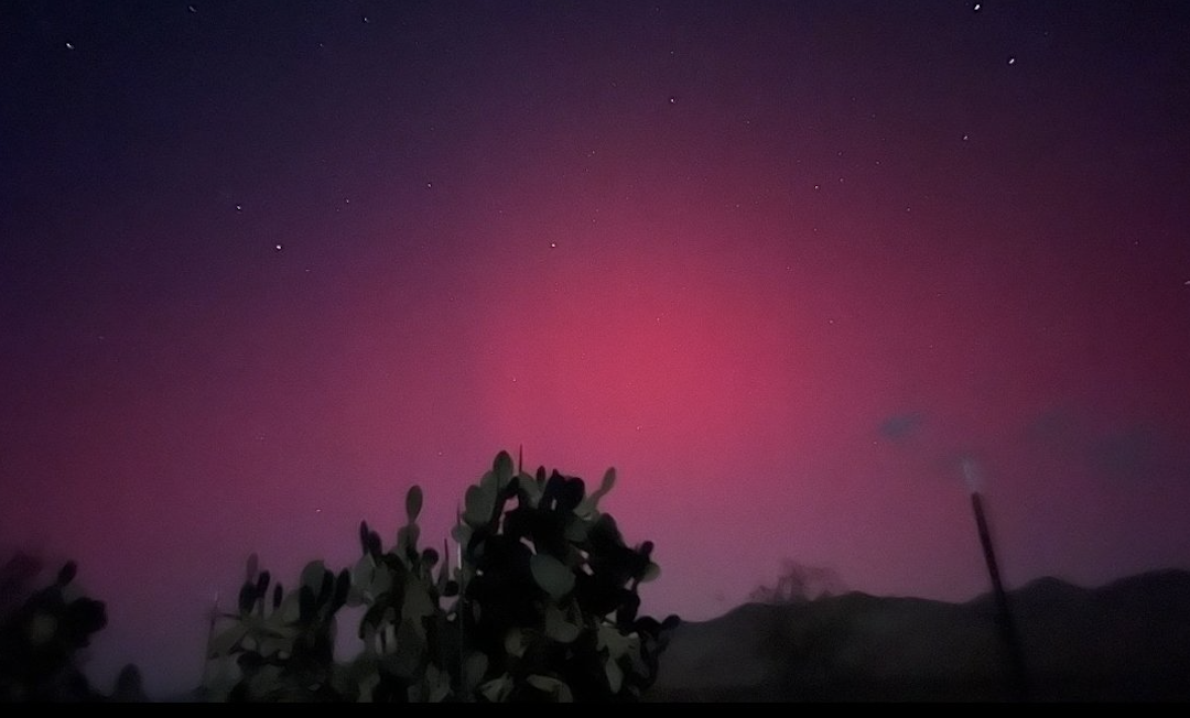 ¡Increíble! Así se observaron las auroras boreales en México por tormenta solar