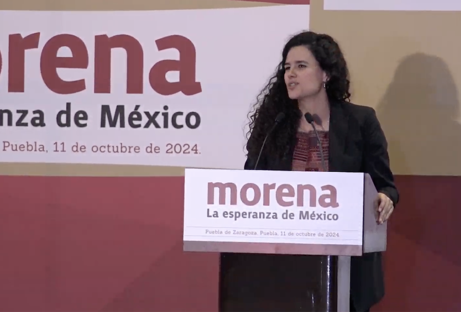 Desde Puebla, Luisa María Alcalde hace un llamado a la unidad y al apoyo hacia Claudia Sheinbaum