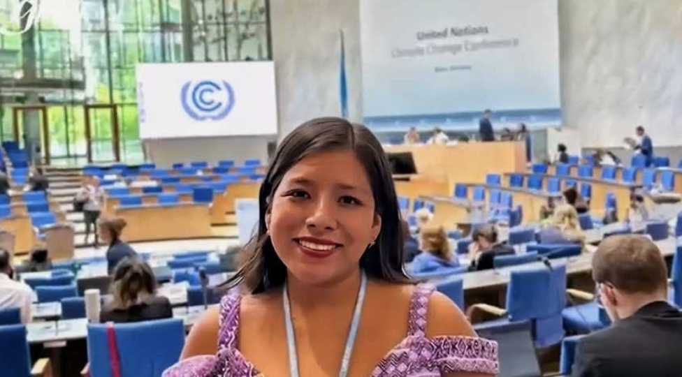 Betzabeth Martínez: Orgullo zapoteca en conferencia de la ONU sobre el Cambio Climático