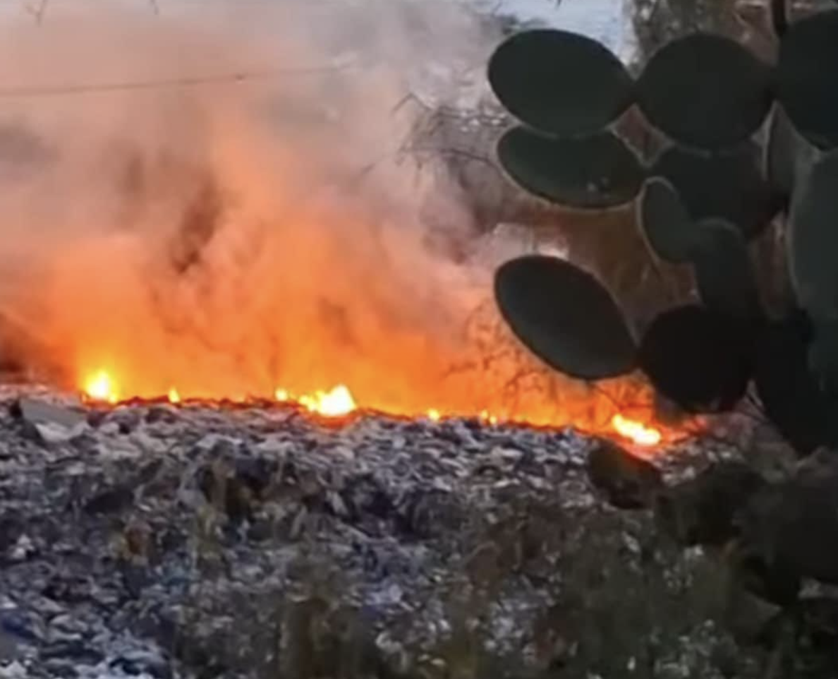 Incendios en basureros afectan a Ajalpan, Coxcatlán y Miahuatlán