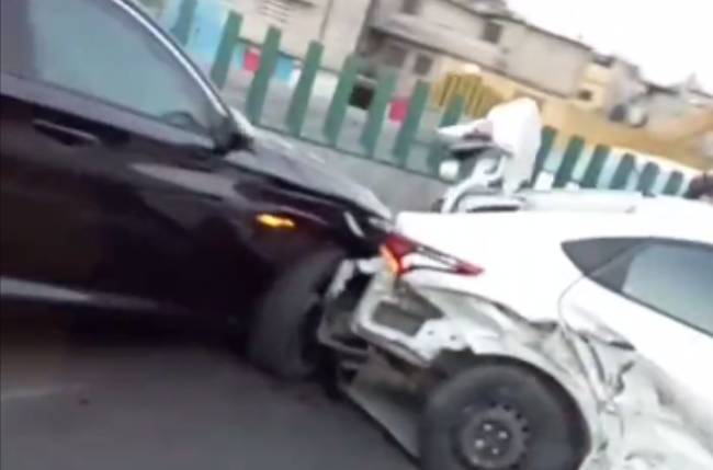VIDEO Se registra carambola en la México-Puebla