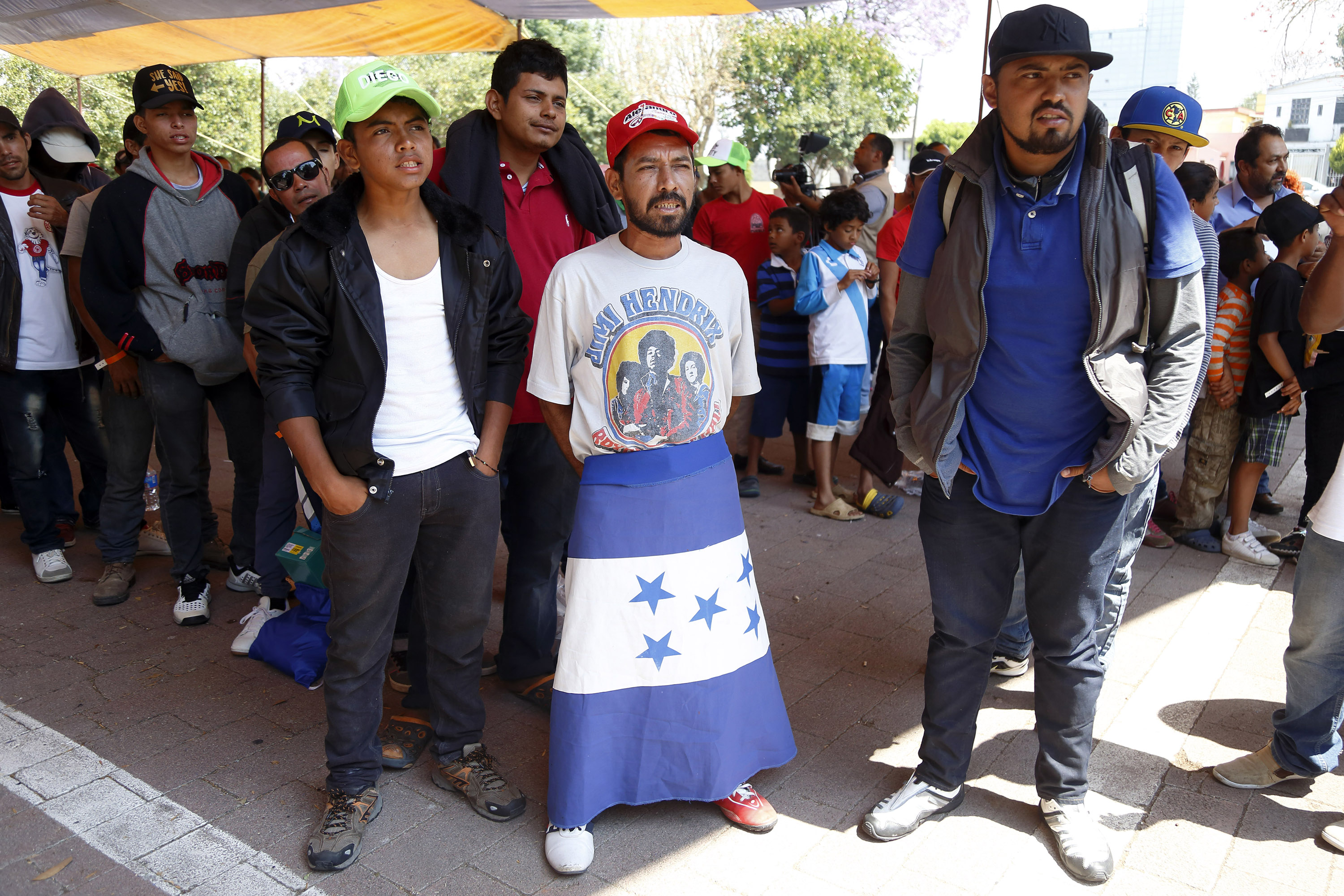 Viene a Puebla segunda Caravana Migrante