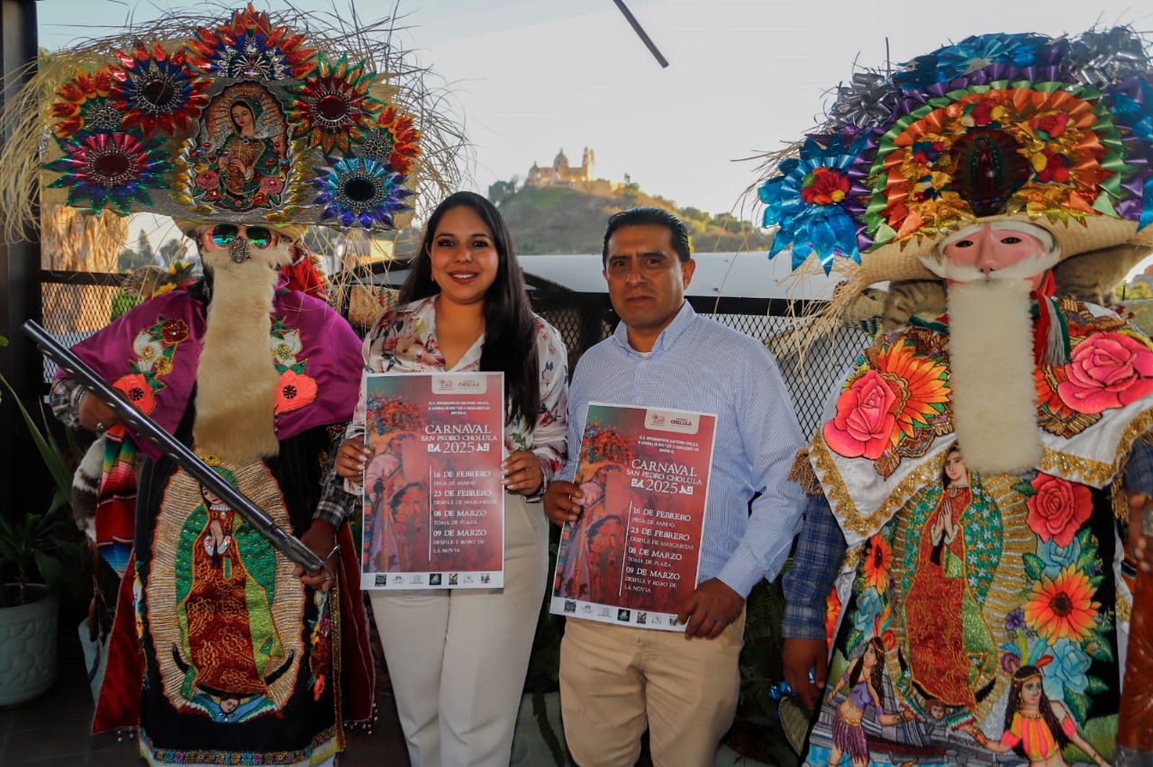 Tonantzin Fernández presenta el Carnaval de Cholula 2025