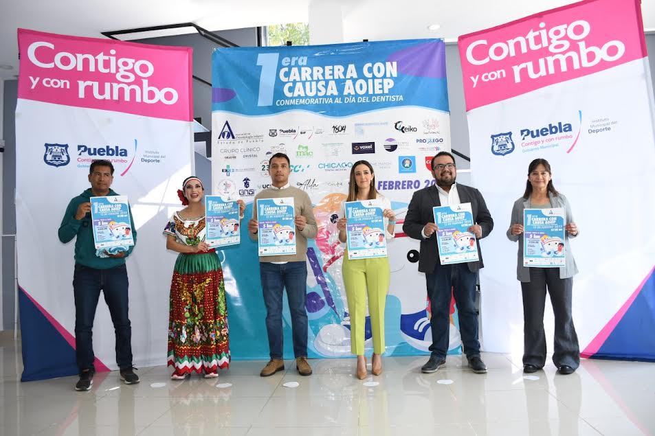 Participa en la Carrera por la Salud Bucal de la Infancia Poblana