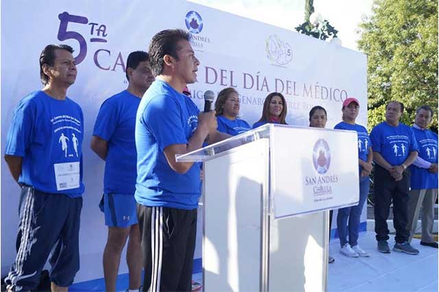 San Andrés Cholula realiza Carrera del Día del Médico 