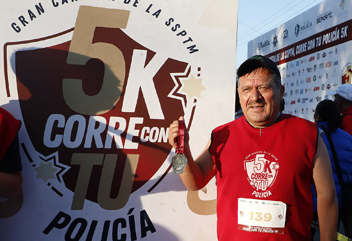 Realizan la Gran Carrera de la SSPTM: Corre con tu Policía 