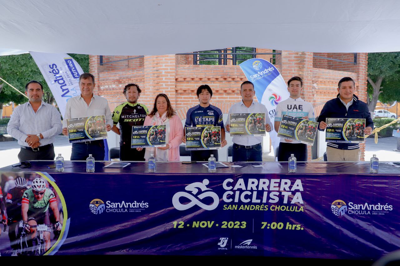 Presentan la segunda edición de la Carrera Ciclista San Andrés Cholula 2023