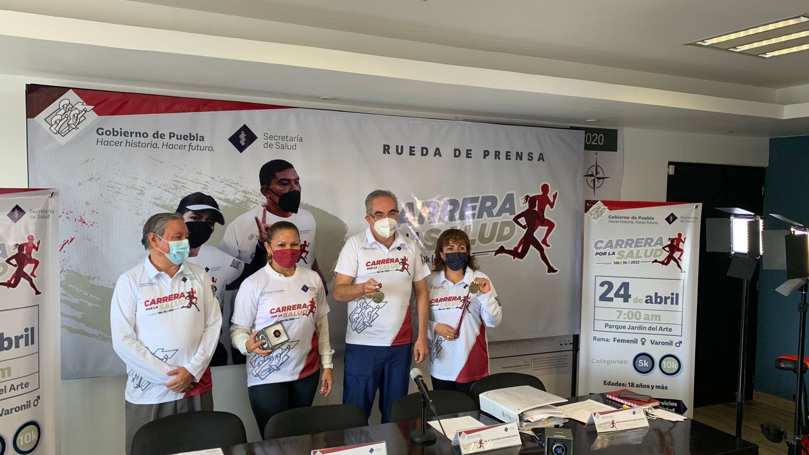 Presentan la Carrera por la Salud a realizarse el 24 de abril 