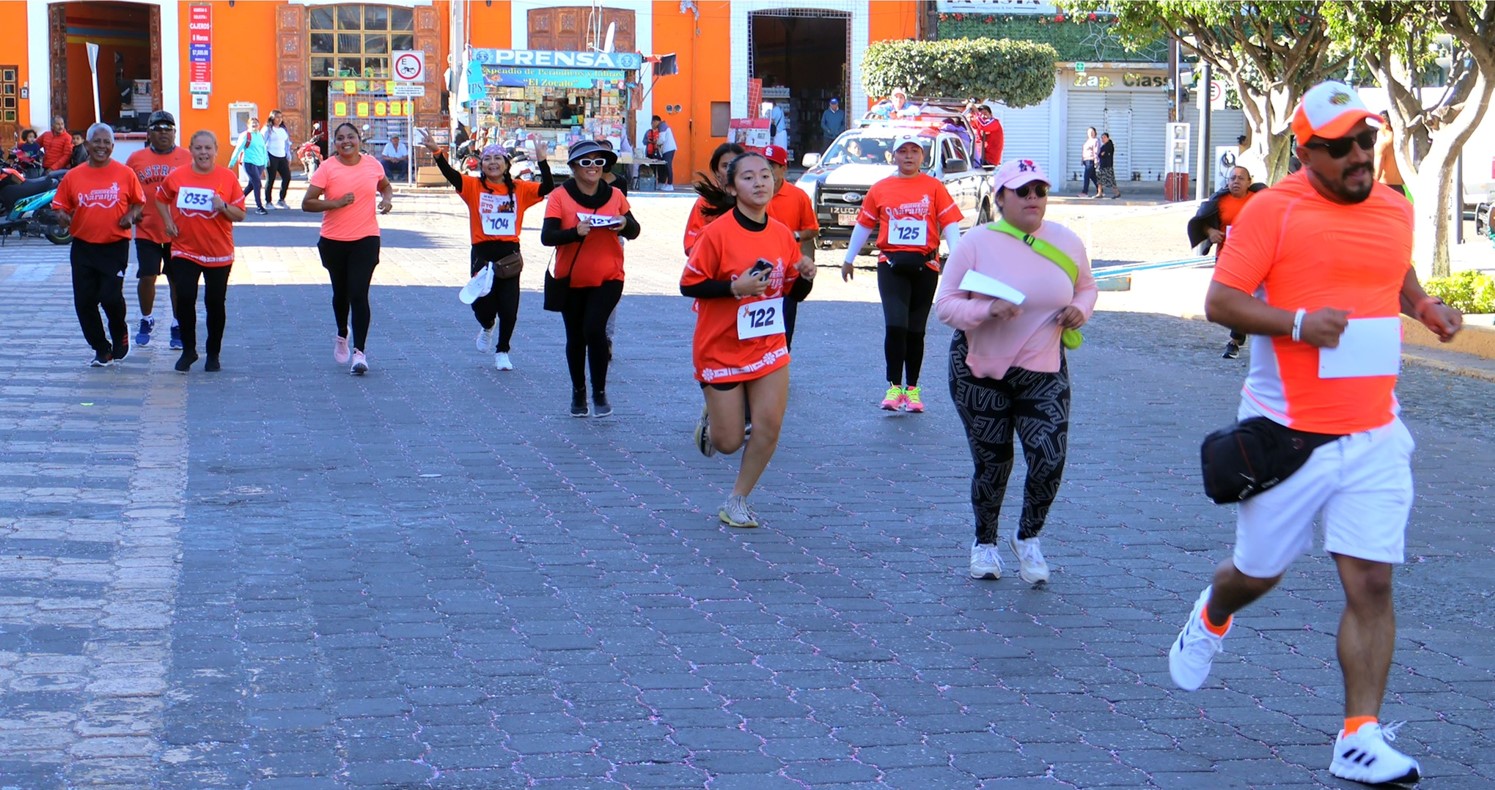 Realizan en Izúcar de Matamoros la carrera naranja