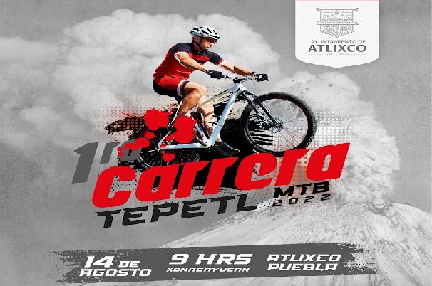 Participa en la primera carrera de ciclismo de montaña en Atlixco