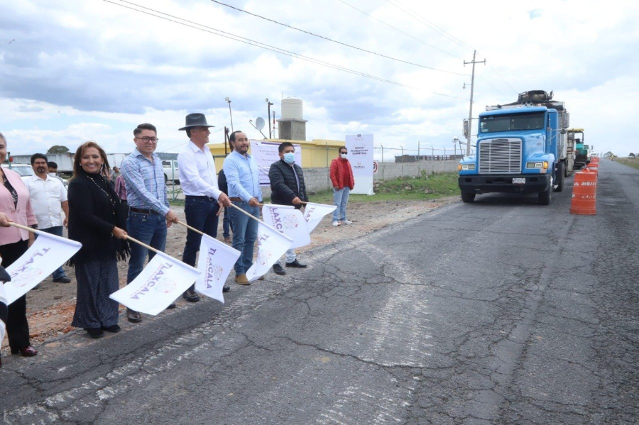 Inversión de 39.9 mdp para rehabilitar carreteras en Tlaxcala 