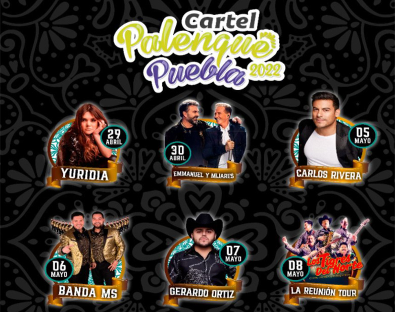 Marc Anthony, Lupita D\'alessio y Café Tacvba darán concierto gratis en Feria de Puebla