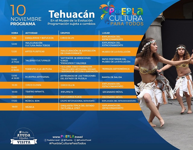 Generará derrama económica cartelera cultural en Tehuacán