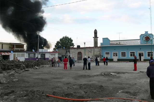 Estalla casa con combustible robado frente a presidencia de San Nicolás