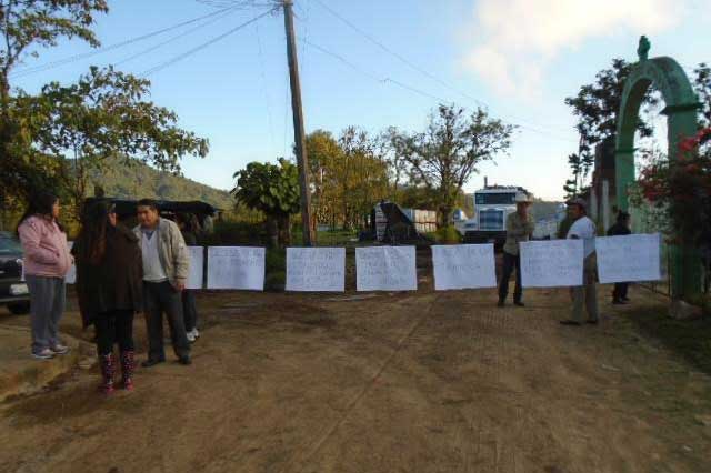 Impiden construcción de casas para damnificados en Huauchinango